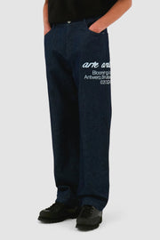 Arte Antwerp - Blooming Ideas Pants - Navy - Pantalons et Shorts - AW24 - 109P.1