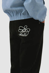 Arte Antwerp - Embrodeiry Pocket Pants - Black - Pantalons et Shorts - AW24 - 147P - 1