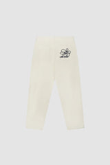 Arte Antwerp - Embrodeiry Pocket Pants - Cream - Pantalons et Shorts - AW24 - 147P - 1