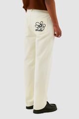 Arte Antwerp - Embrodeiry Pocket Pants - Cream - Pantalons et Shorts - AW24 - 147P - 1