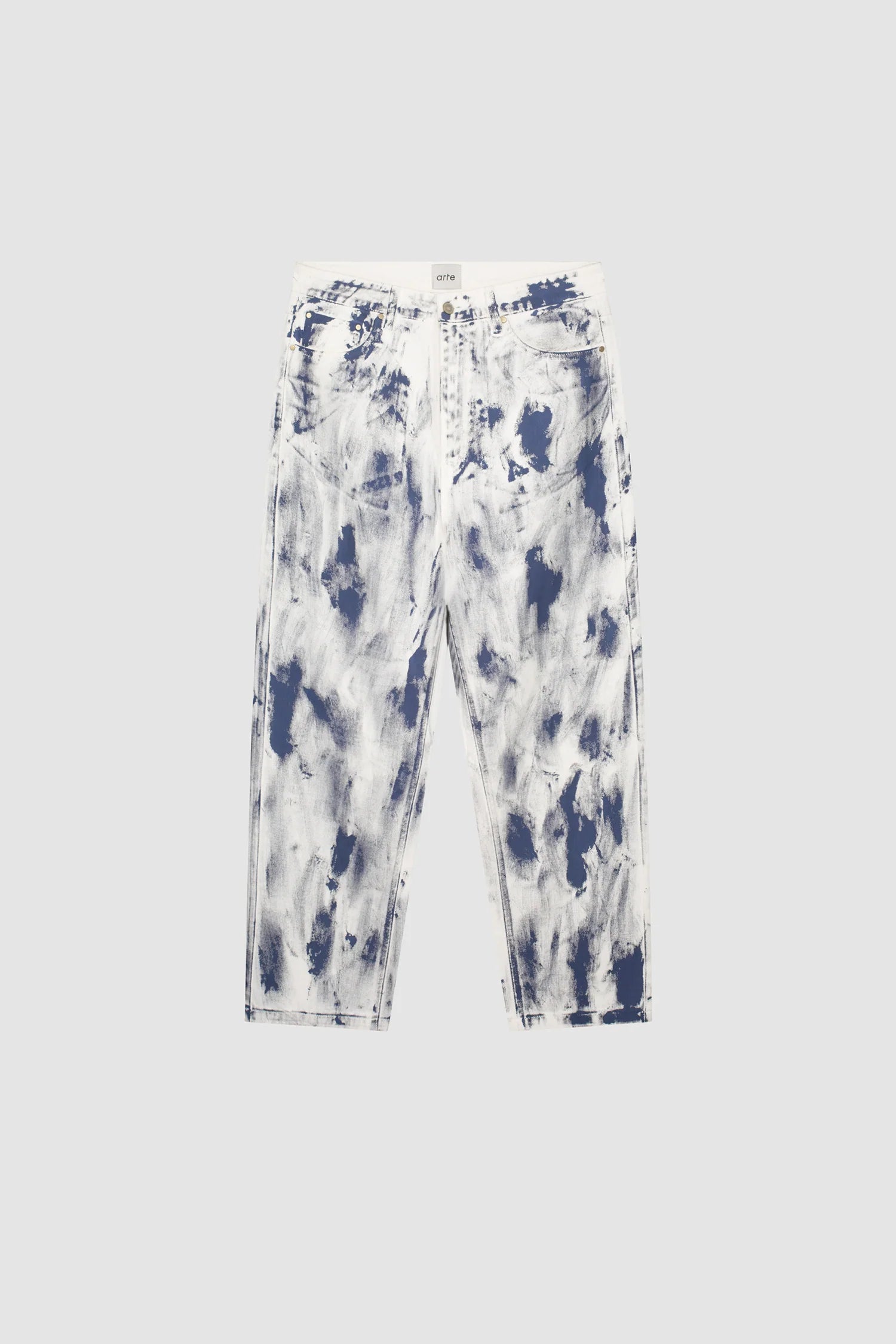 Arte Antwerp - Paint Pants - White - Pantalons et Shorts - AW25-147P-28-WHITE