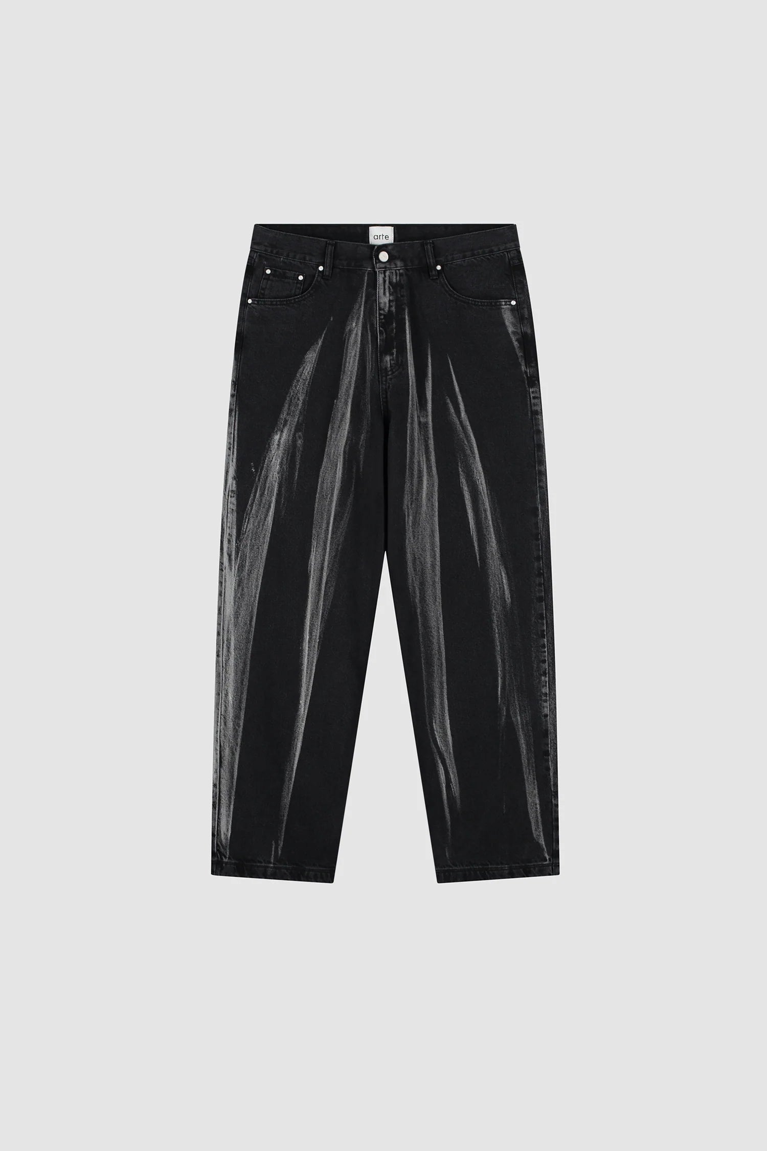 Arte Antwerp - Washed Jeans Pants - Black - Pantalons et Shorts - AW25 - 030P - 28 - BLACKDENIM