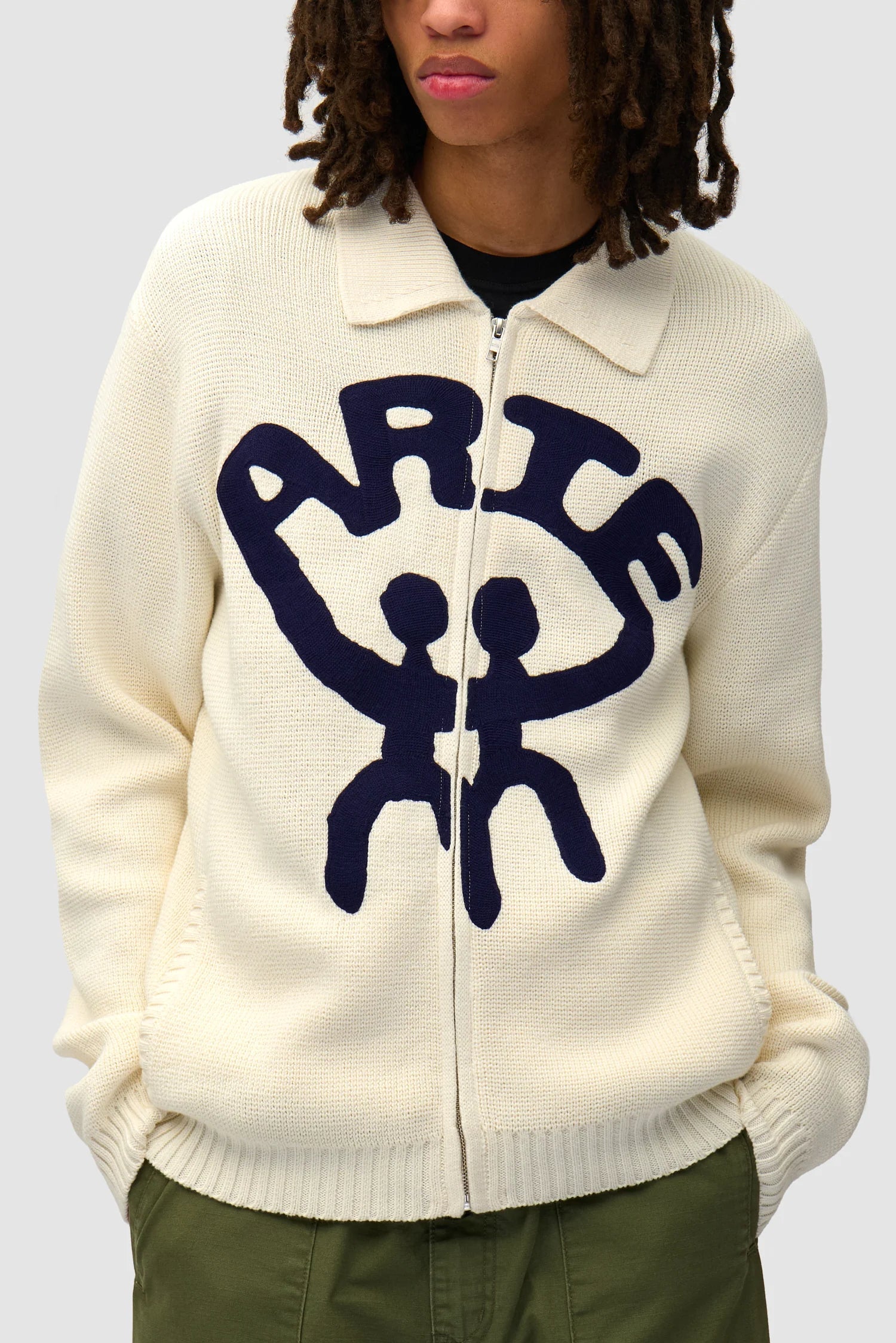 Arte Antwerp - All Together Cardigan - Cream - Pulls et Sweats - AW25-233K-M-CREAM