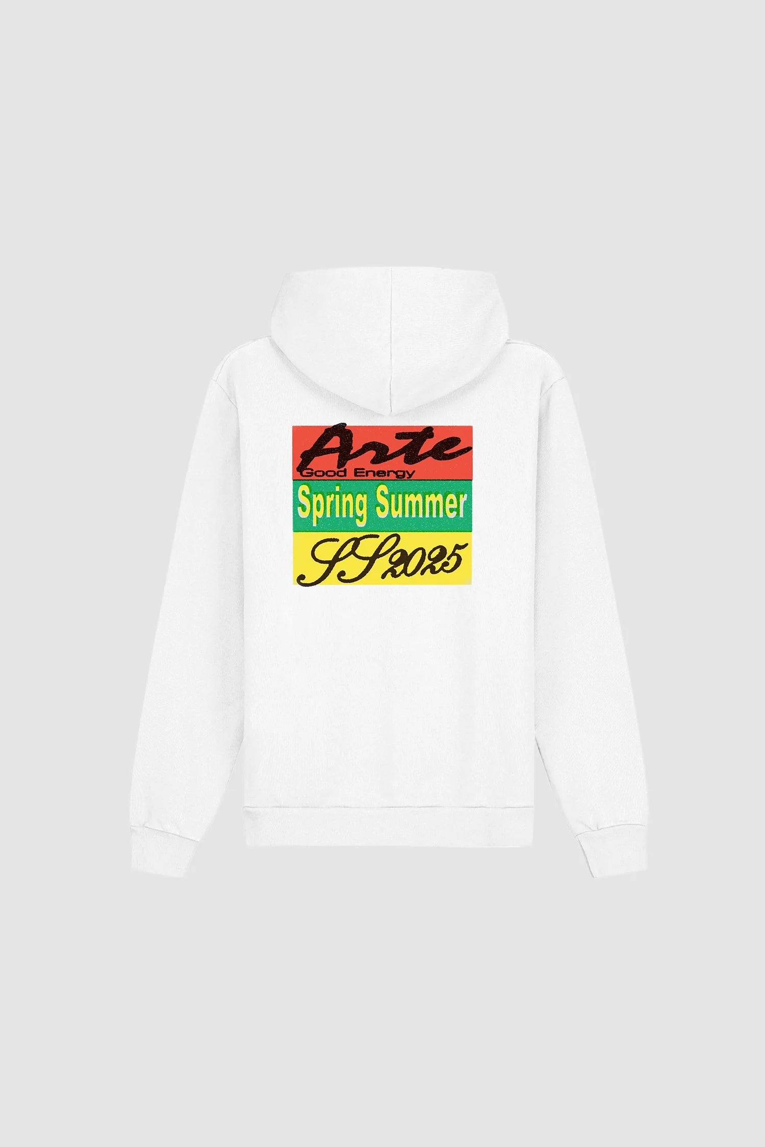 Arte Antwerp - Energy Hoodie - White - SS25 - 155H - Pulls et Sweats - SS25 - 155H