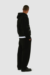 Arte Antwerp - Flower Logo Zip Hoodie - Black - Pulls et Sweats - AW24 - 140J