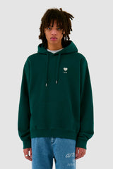 Arte Antwerp - Heart Flower Hoodie - Green - Pulls et Sweats - AW24 - 132H