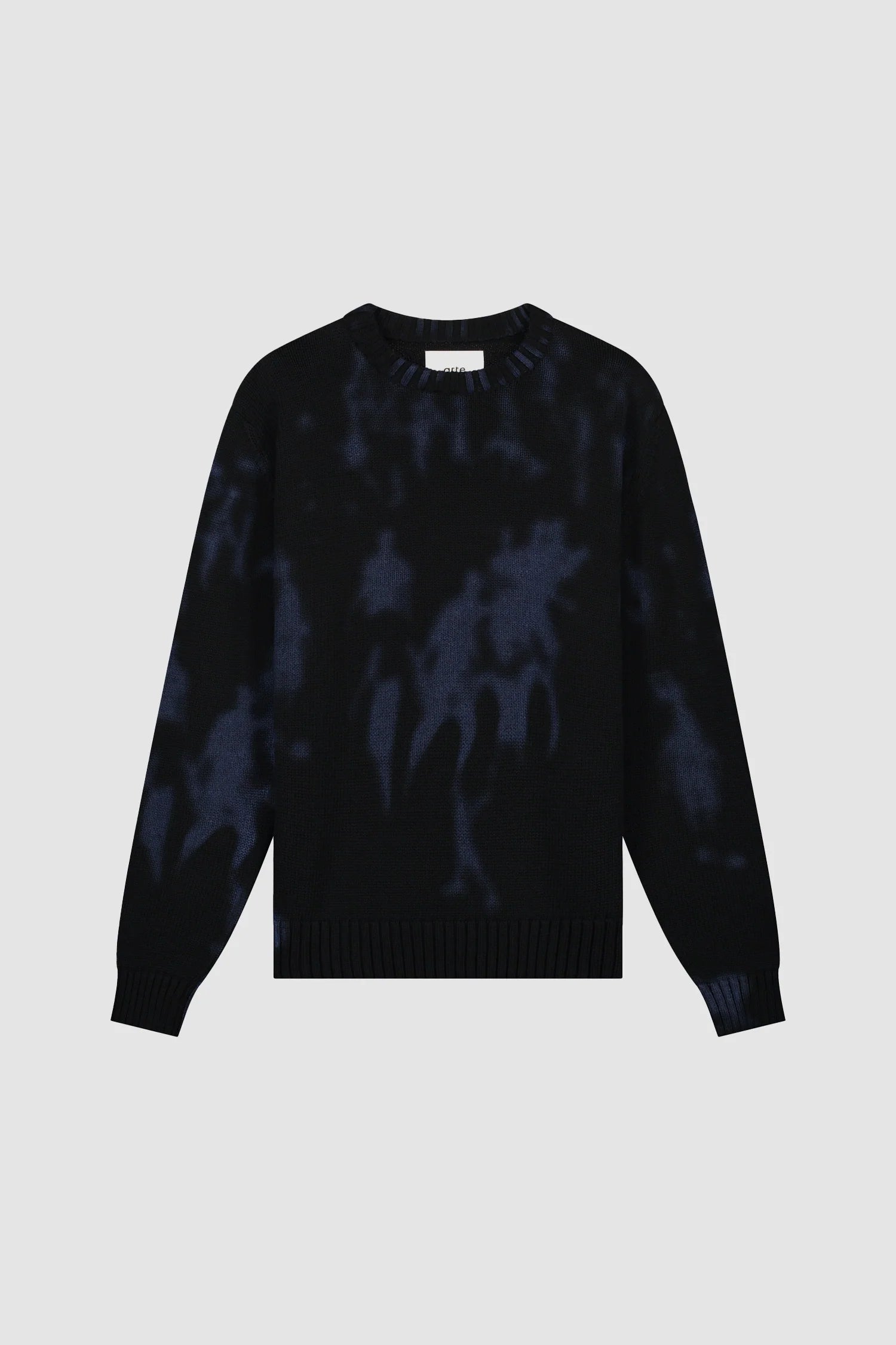 Arte Antwerp - People Knit Sweater - Black/Navy - Pulls et Sweats - SS25 - 090K
