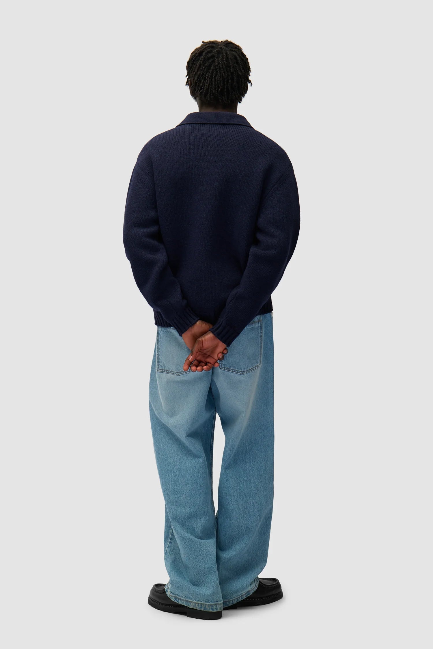 Arte Antwerp - Polo - Navy - Pulls et Sweats - AW25-256K-M-NAVY