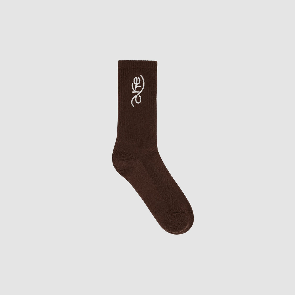 Arte Antwerp Chaussettes Swirl Uniform marron – packshot