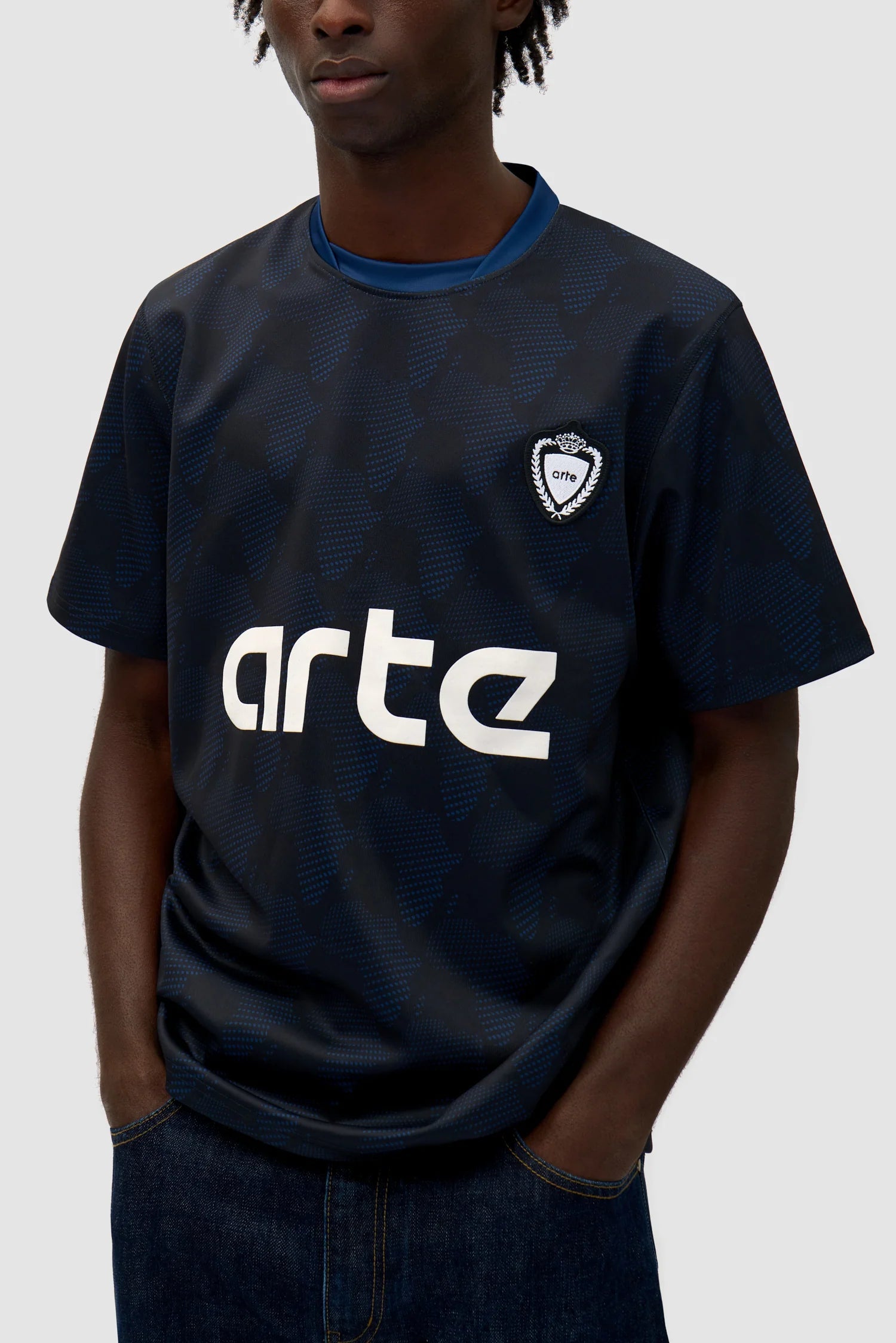 Arte Antwerp - Football Shirt - Black/Navy - T-shirt - SS25 - 152T