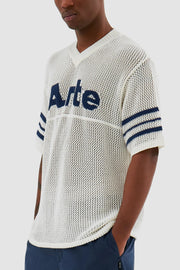 Arte Antwerp - Shane Shirt - Bleu/Blanc-T-shirt-SS24-105K