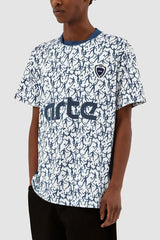 Arte Antwerp - Silvester Shirt - Bleu/Blanc-T-shirt-SS24-152T