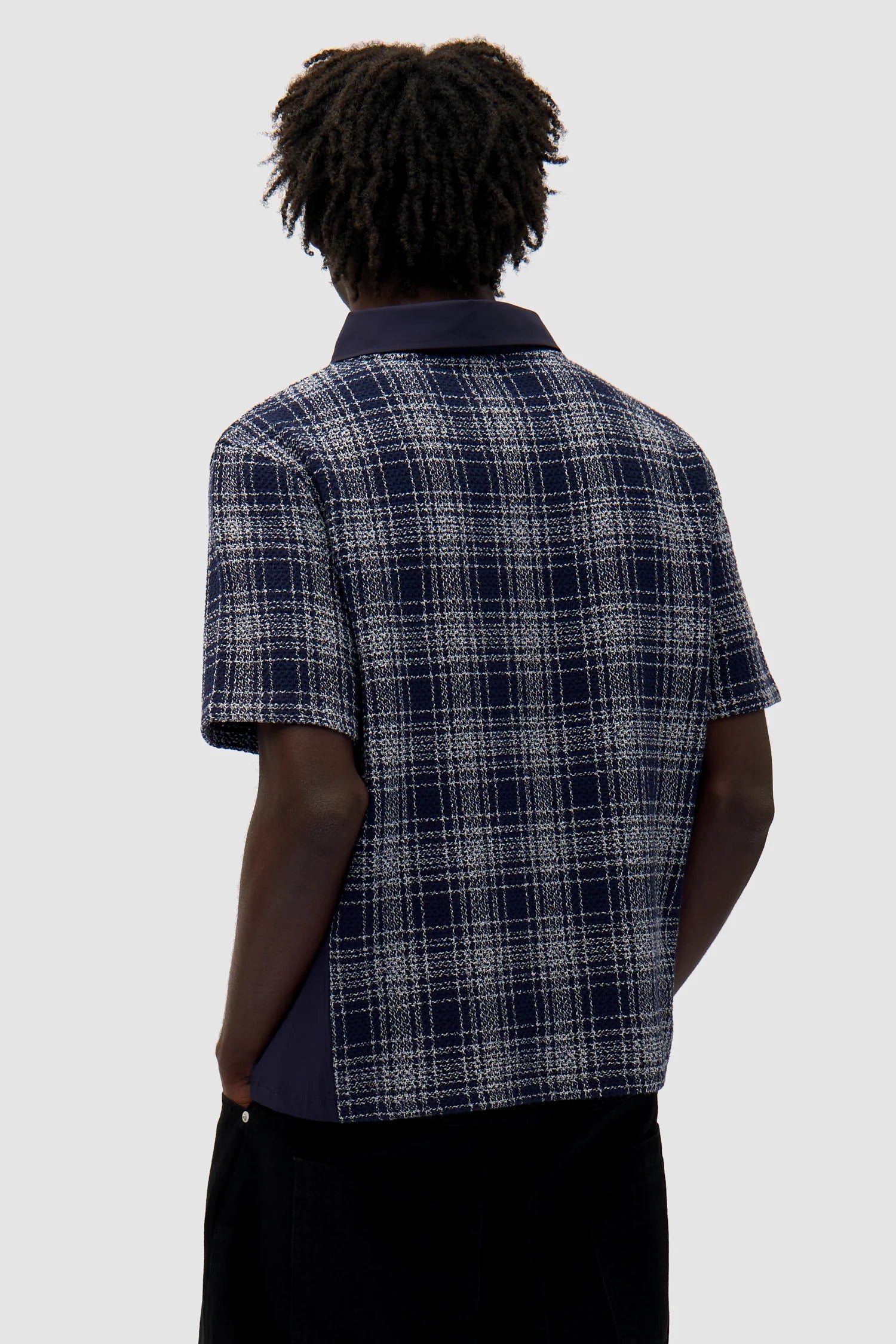 Arte Antwerp - Square Collar T-shirt - Plaid - T-shirt - SS25 - 179T