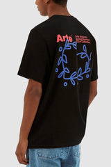 Arte Antwerp - Teo Back Heart T-shirt - Noir-T-shirt-SS24-028T
