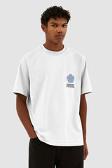 Arte Antwerp - Teo Circle Flower T-shirt - Blanc-T-shirt-SS24-020T