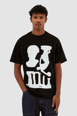 Arte Antwerp - Teo Print T-shirt - Black-T-shirt-SS24-029T