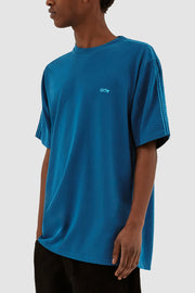 Arte Antwerp - Trevor Detail Sleeves T-shirt - Blue-T-shirt-SS24-084T