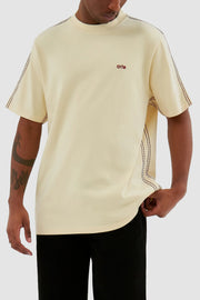 Arte Antwerp - Trevor Detail Sleeves T-shirt - Crème-T-shirt-SS24-084T