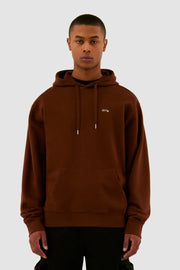 Arte Antwerp - Blooming Ideas Hoodie - Brown - T - shirts - AW24 - 134H