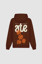 Arte Antwerp - Blooming Ideas Hoodie - Brown - T - shirts - AW24 - 134H