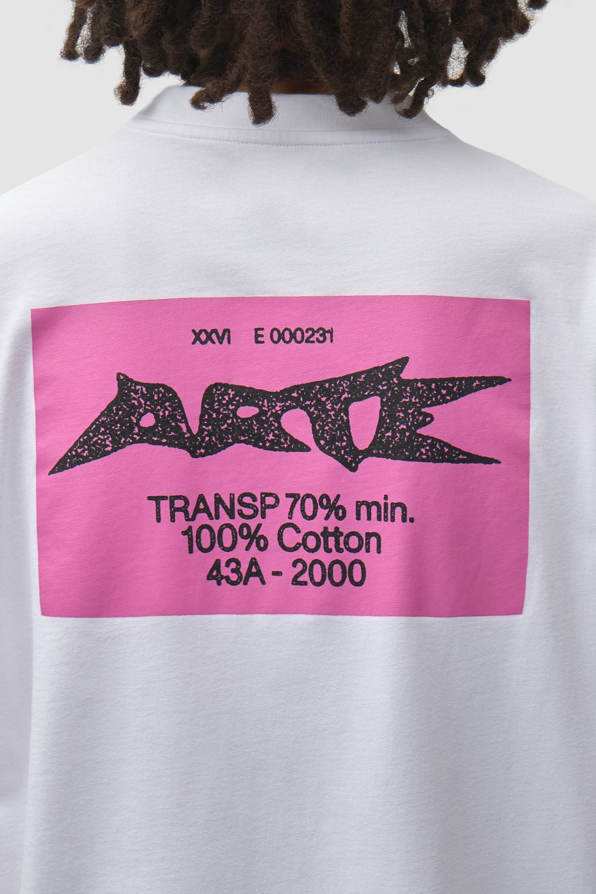 Arte Antwerp - Composition T-shirt - White-T-shirts-AW26-124T-100