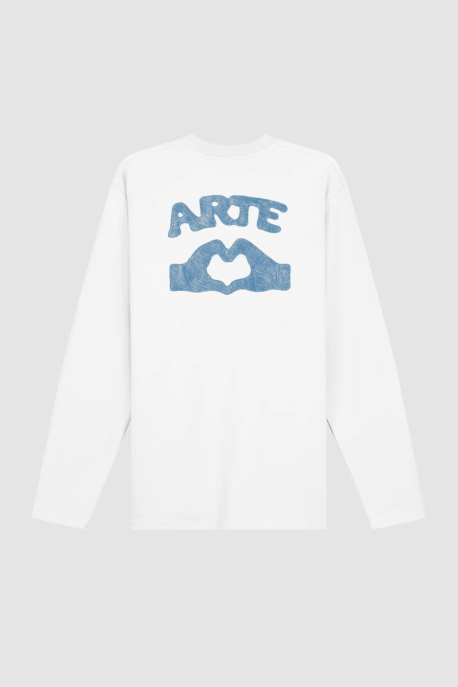 Arte Antwerp - Diels Stitch Longsleeve - White - T-shirts - AW25 - 106LS - S - WHITE