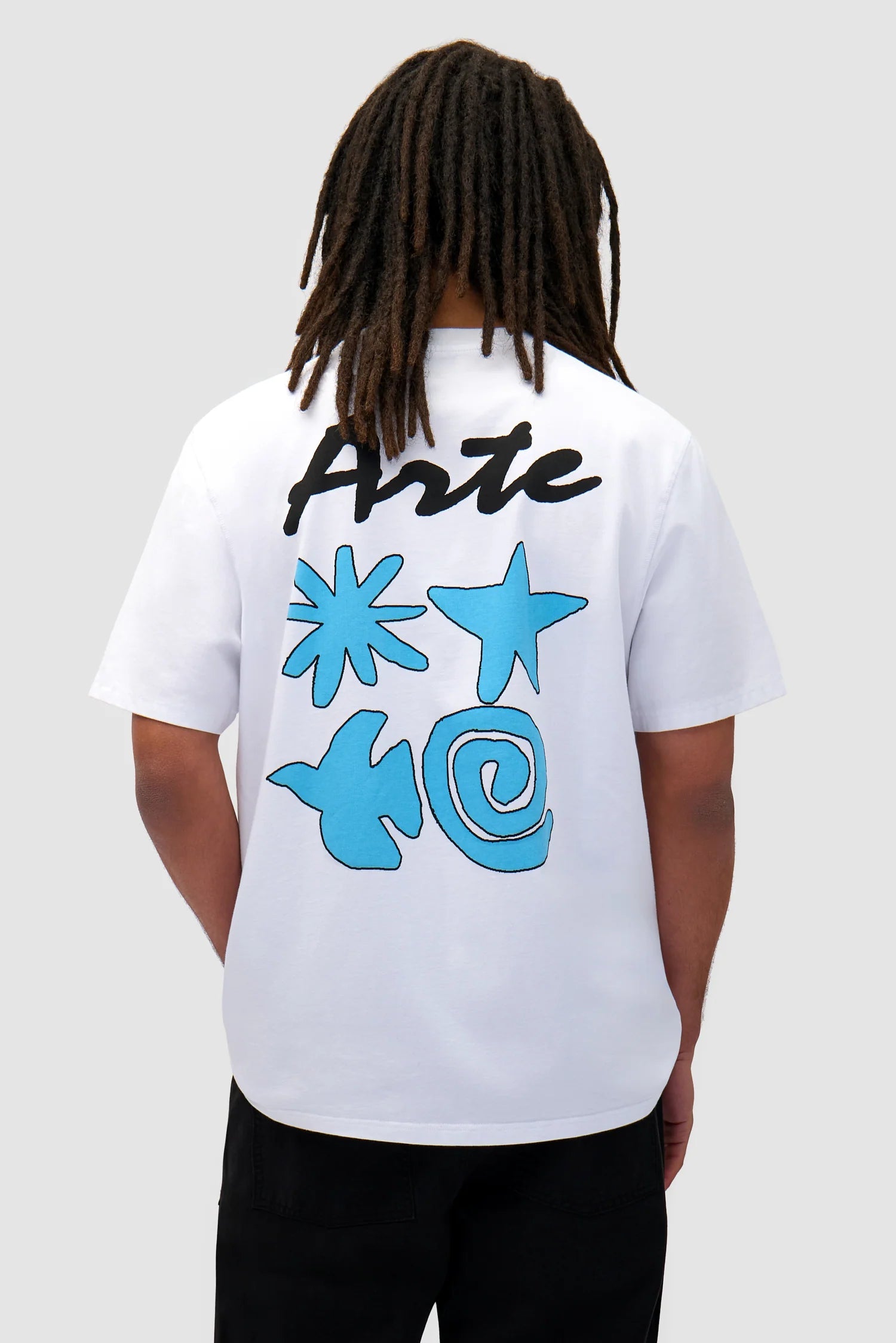 Arte Antwerp - Elements Print T-shirt - White - T-shirts - SS25 - 093T