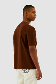 Arte Antwerp - Heart Logo T - shirt - Brown - T - shirts - AW24 - 111T