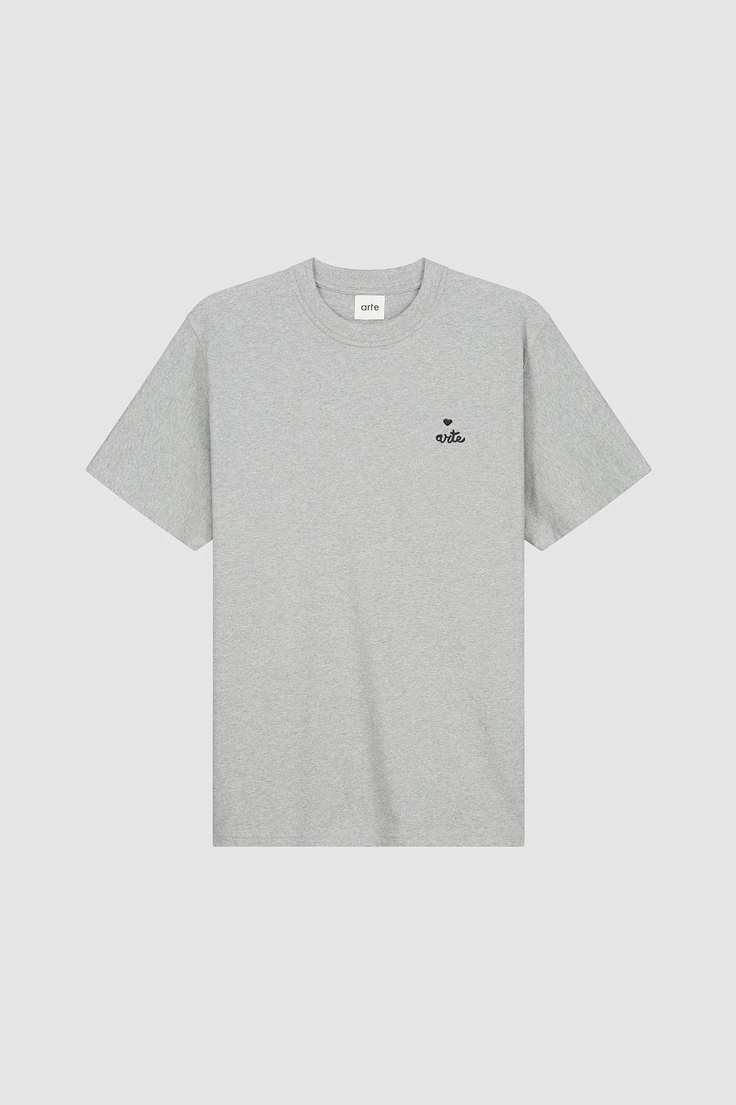 Arte Antwerp - Heart Logo T-shirt - Grey - SS25 - 112T - T-shirts - SS25 - 112T