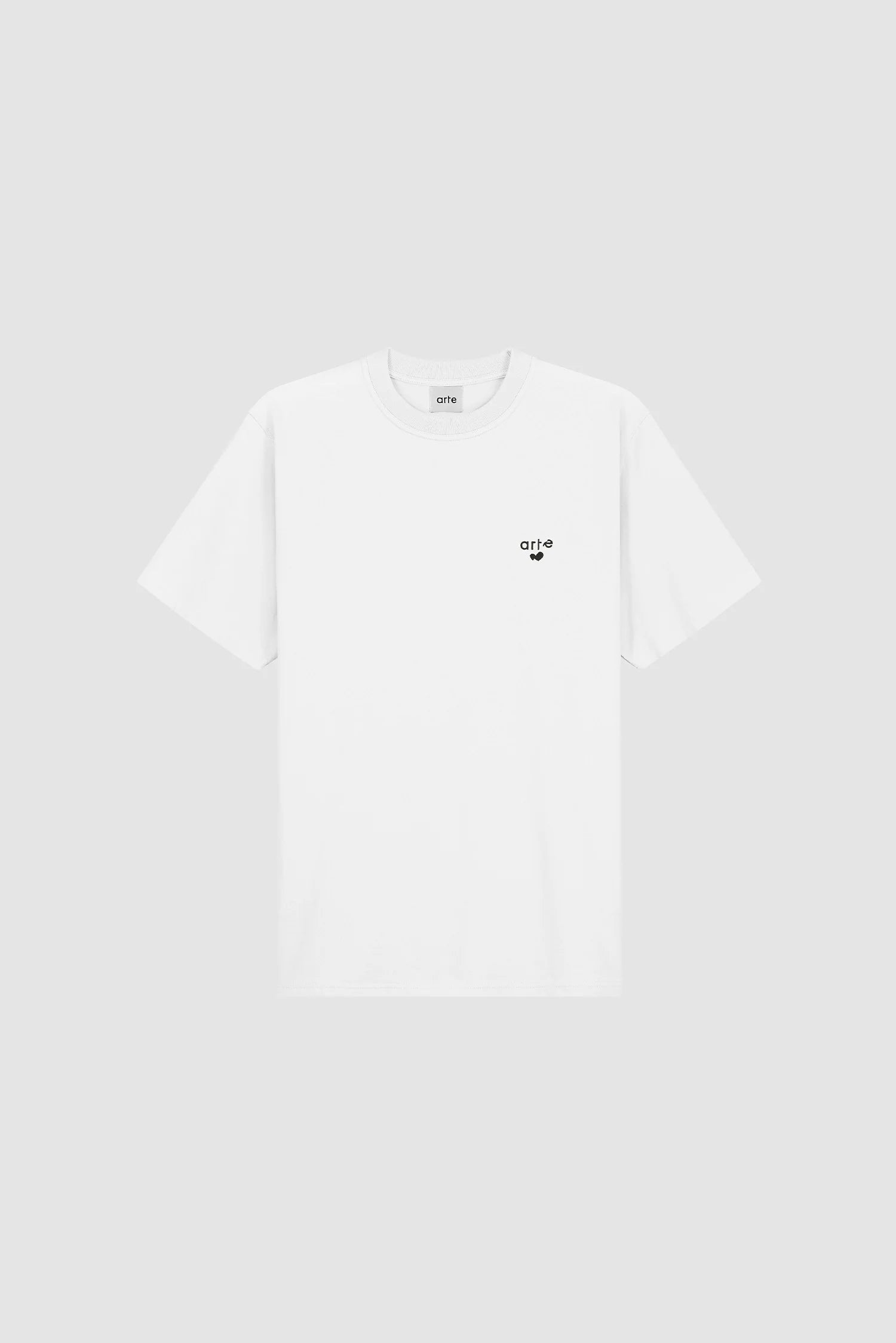 Arte Antwerp – Heart Logo T-shirt White - T-shirts - SS26-125T