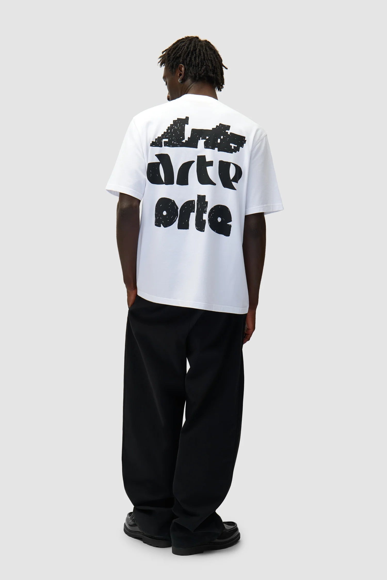 Arte Antwerp - Multi Arte Print T-shirt - White - T-shirts - AW25 - 092T - S - WHITE