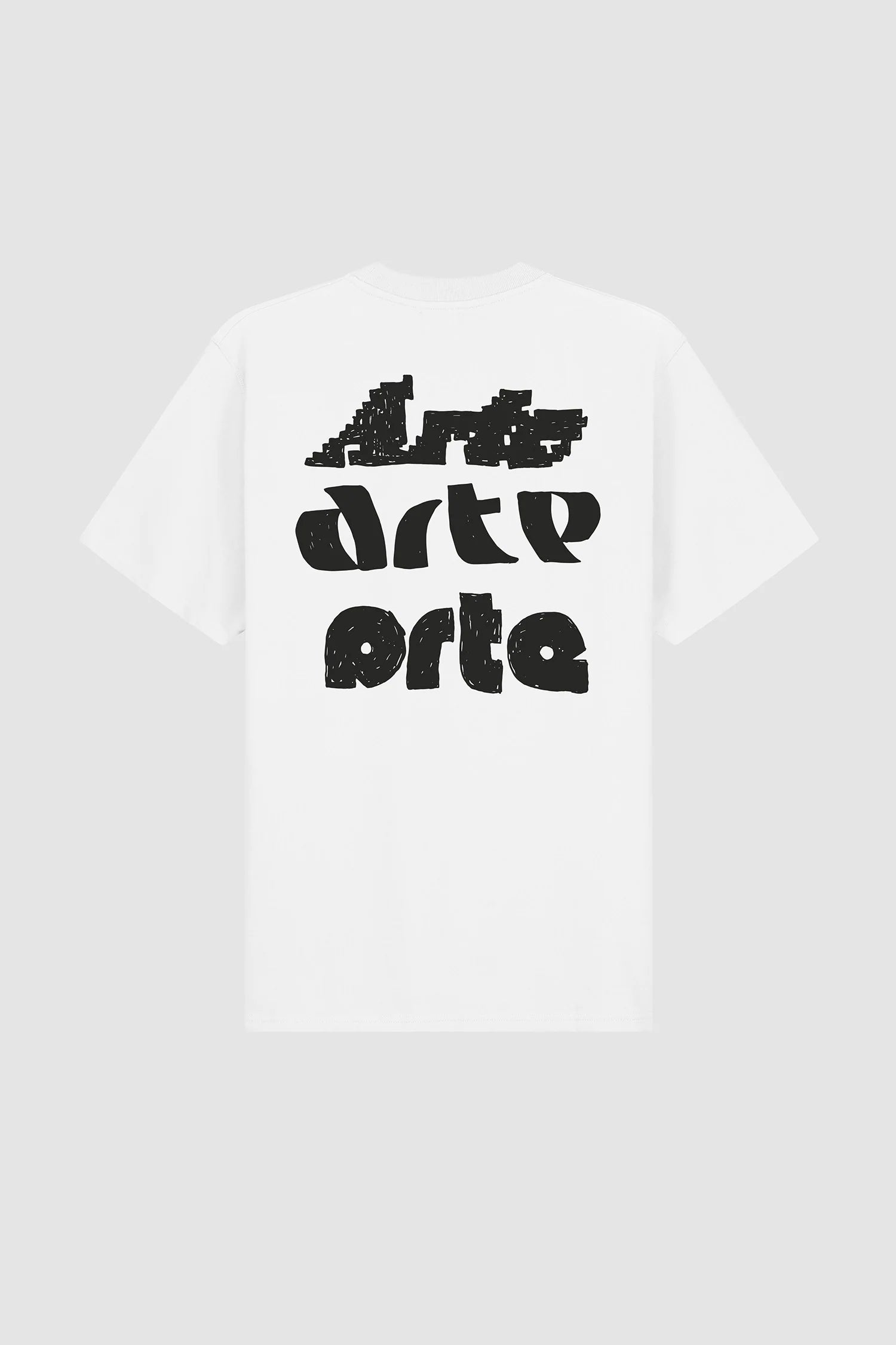 Arte Antwerp - Multi Arte Print T-shirt - White - T-shirts - AW25 - 092T - S - WHITE