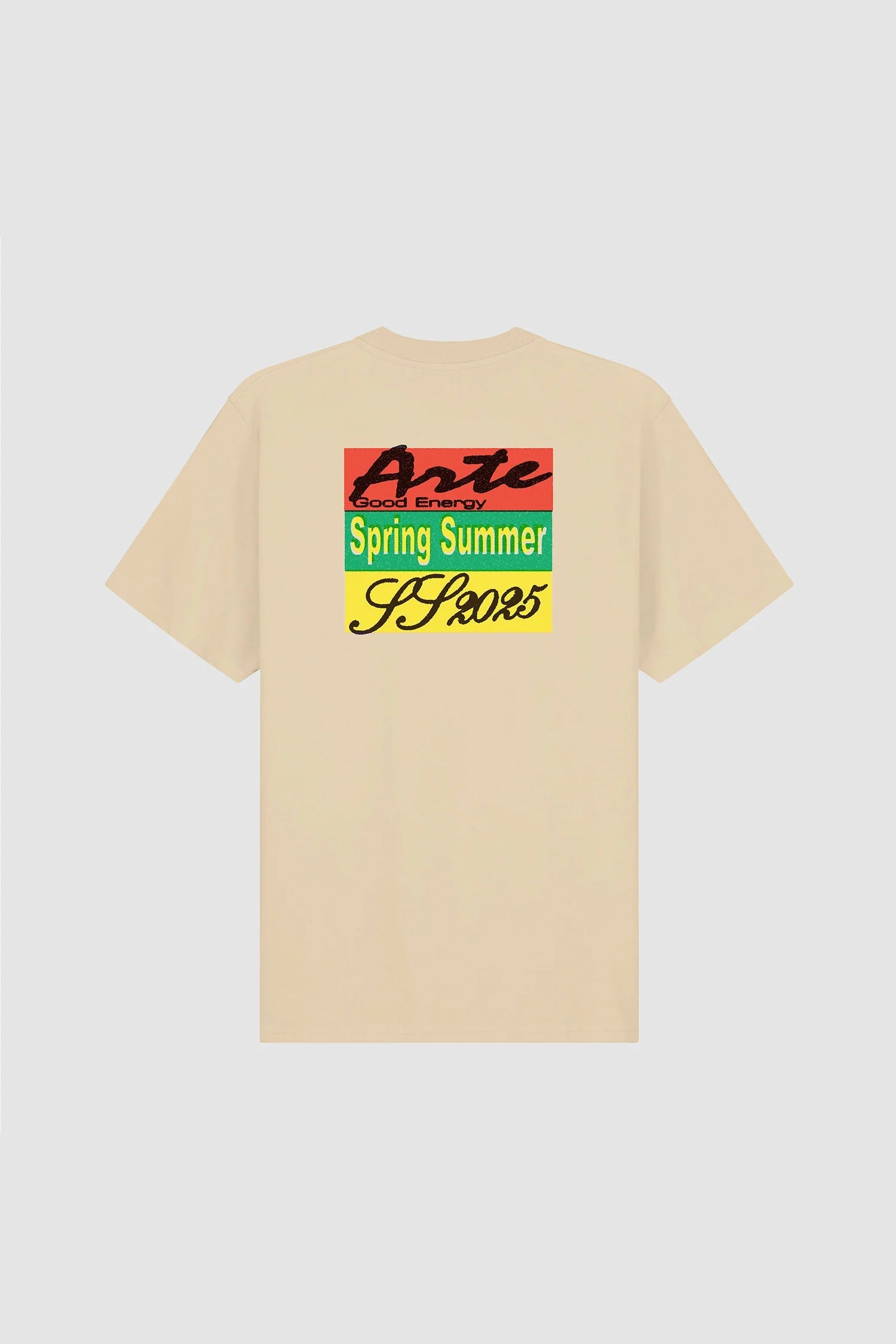 Arte Antwerp - Multicolor Print T-shirt - Cream - SS25 - 105T - T-shirts - 