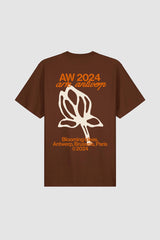 Arte Antwerp - Tulip T - shirt - Brown - T - shirts - AW24 - 113T