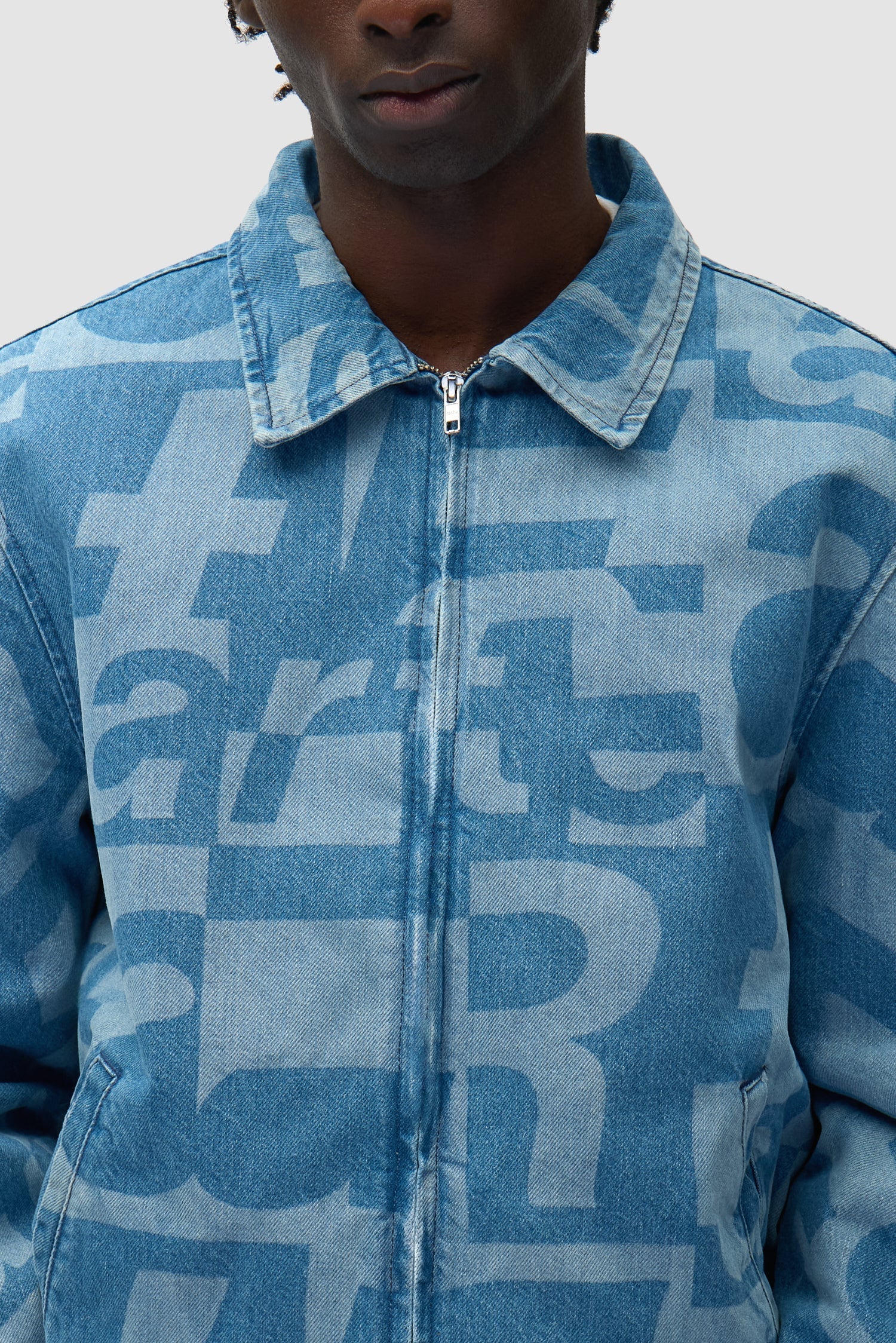 Arte Antwerp – Denim Allover Jacket Raw Denim - Vestes et Manteaux - SS26-228J