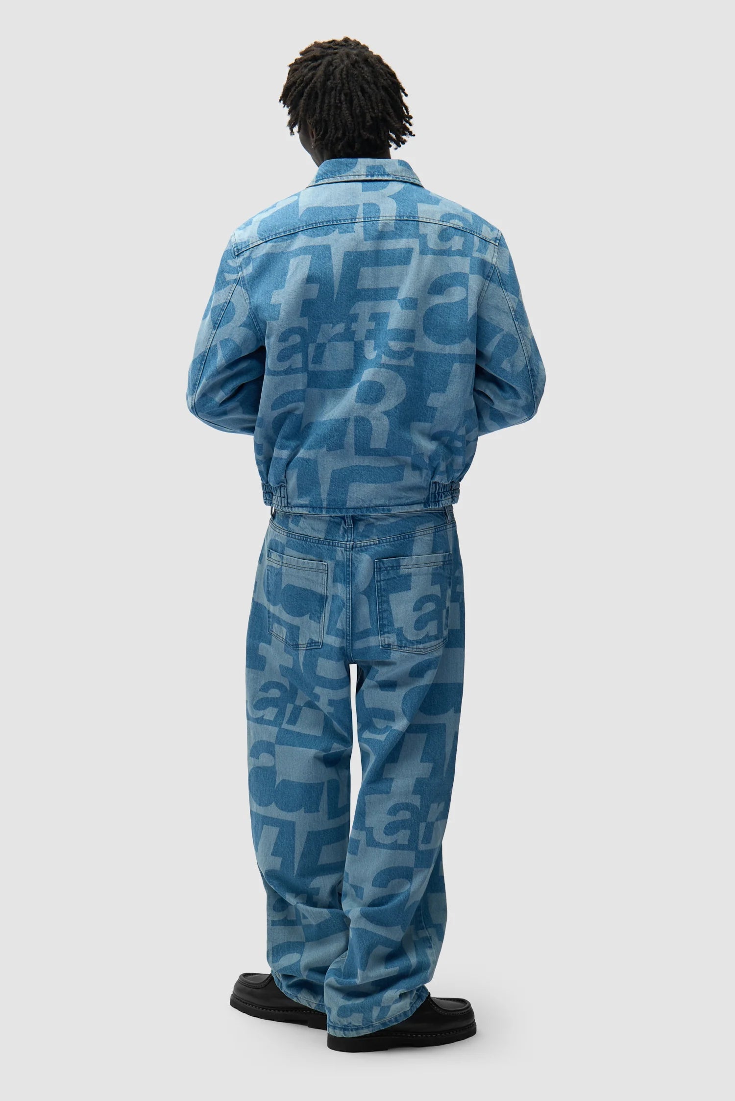 Arte Antwerp – Denim Allover Jacket Raw Denim - Vestes et Manteaux - SS26-228J
