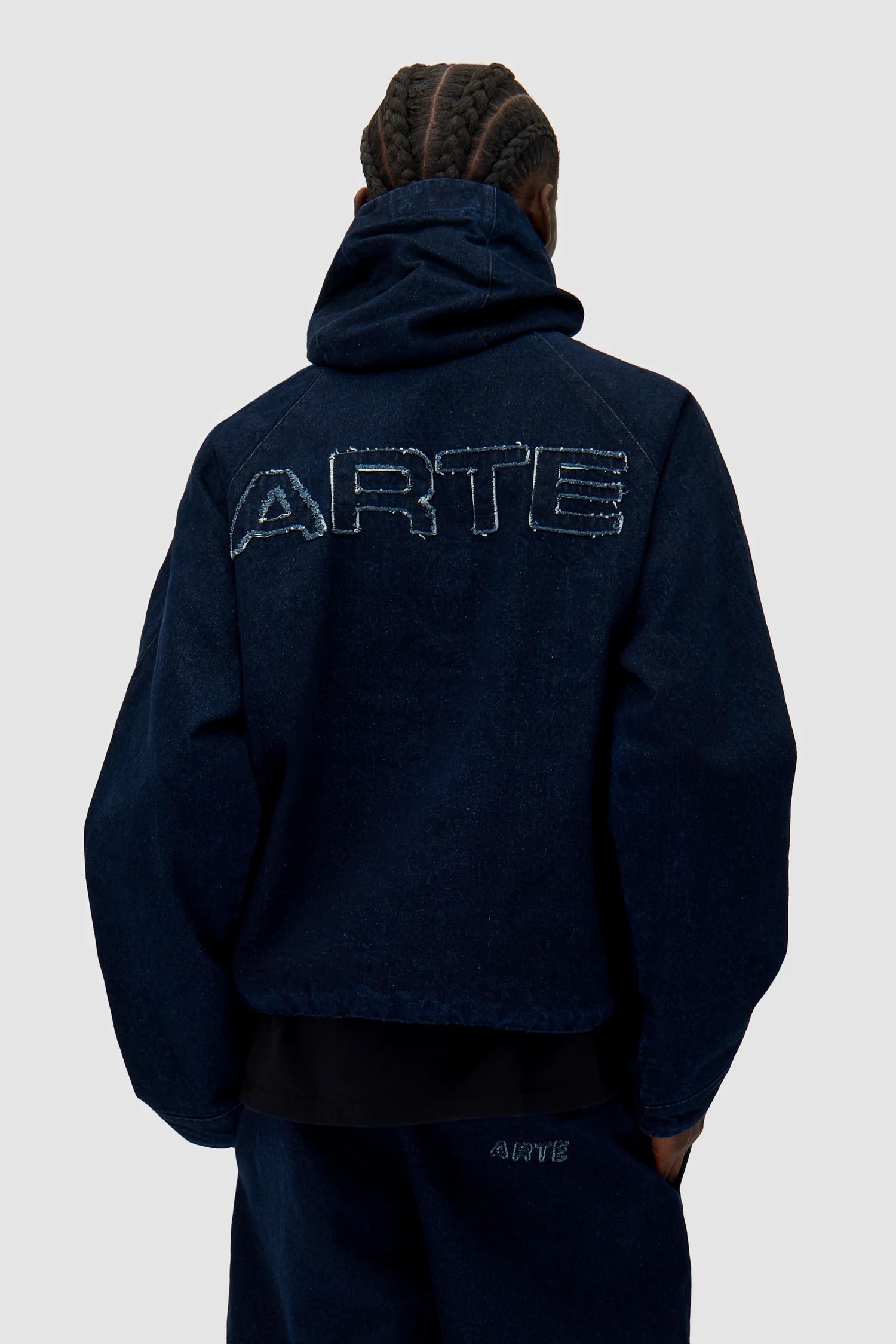 Arte Antwerp - Denim Tech jacket - Navy - Vestes et Manteaux - SS25 - 056J