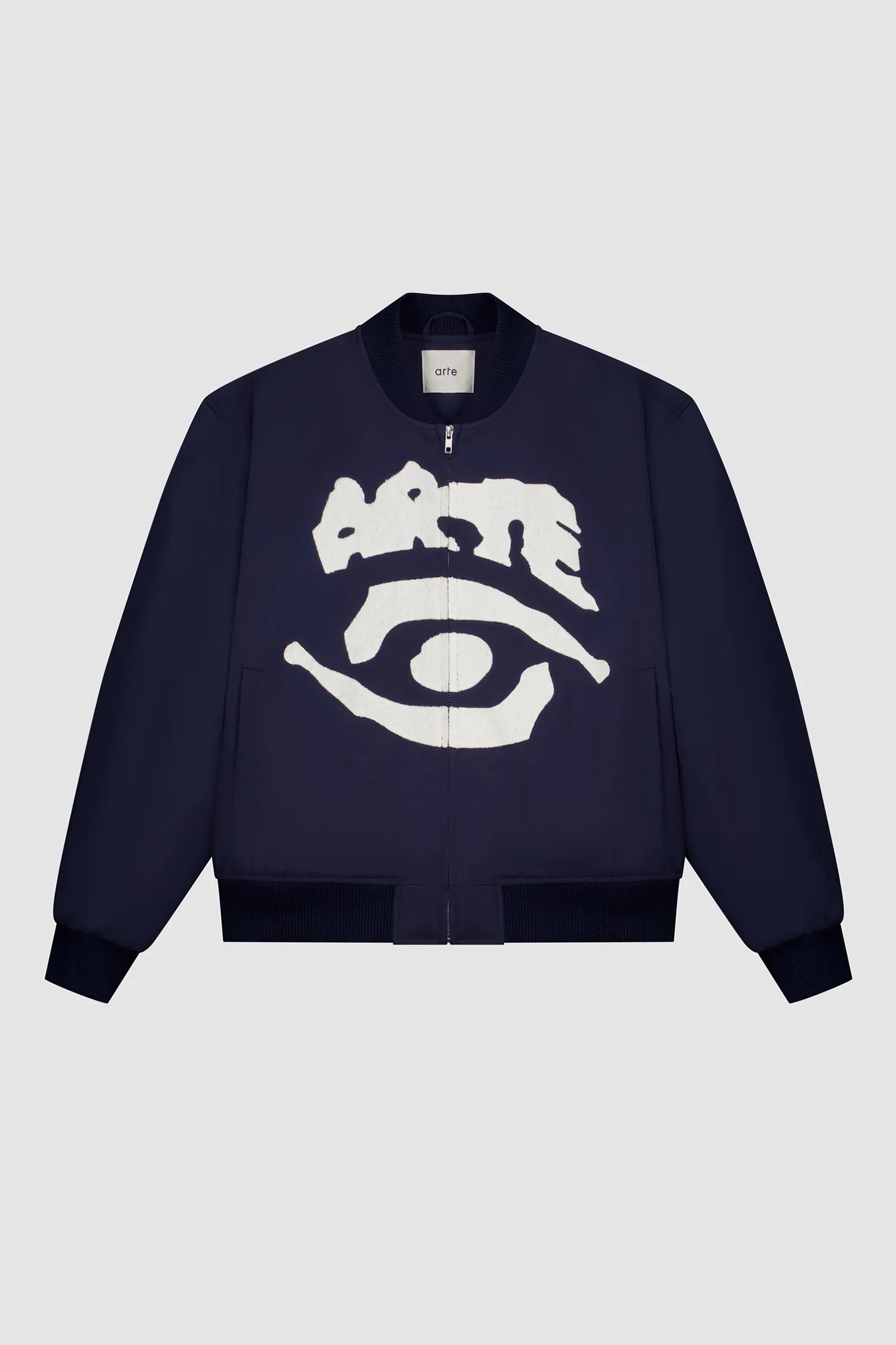 Arte Antwerp - Eye Bomber Jacket - Navy - Vestes et Manteaux - AW25 - 073J - M - NAVY
