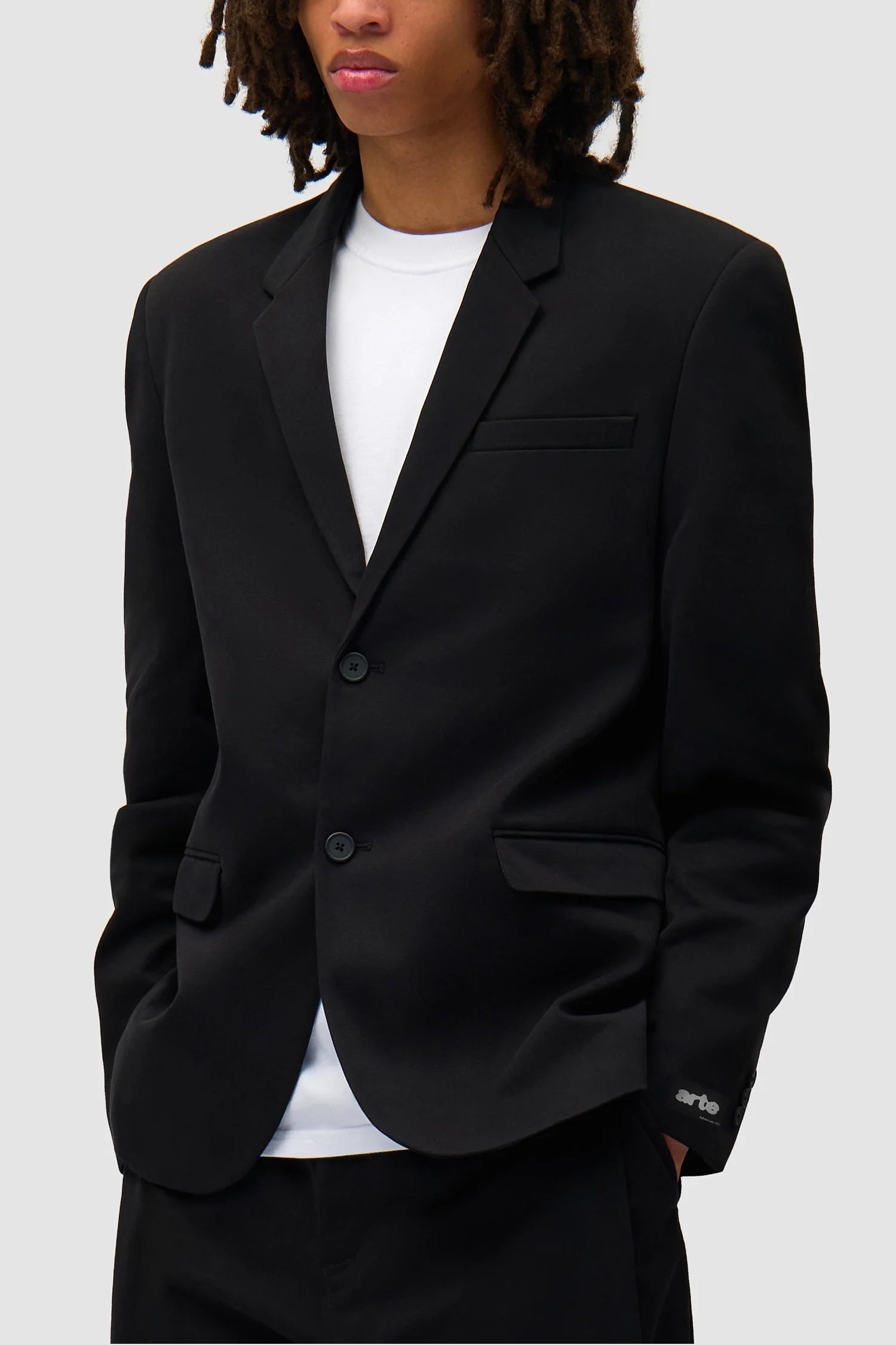 Arte Antwerp - Suit Blazer - Black - Vestes et Manteaux - AW25-212J