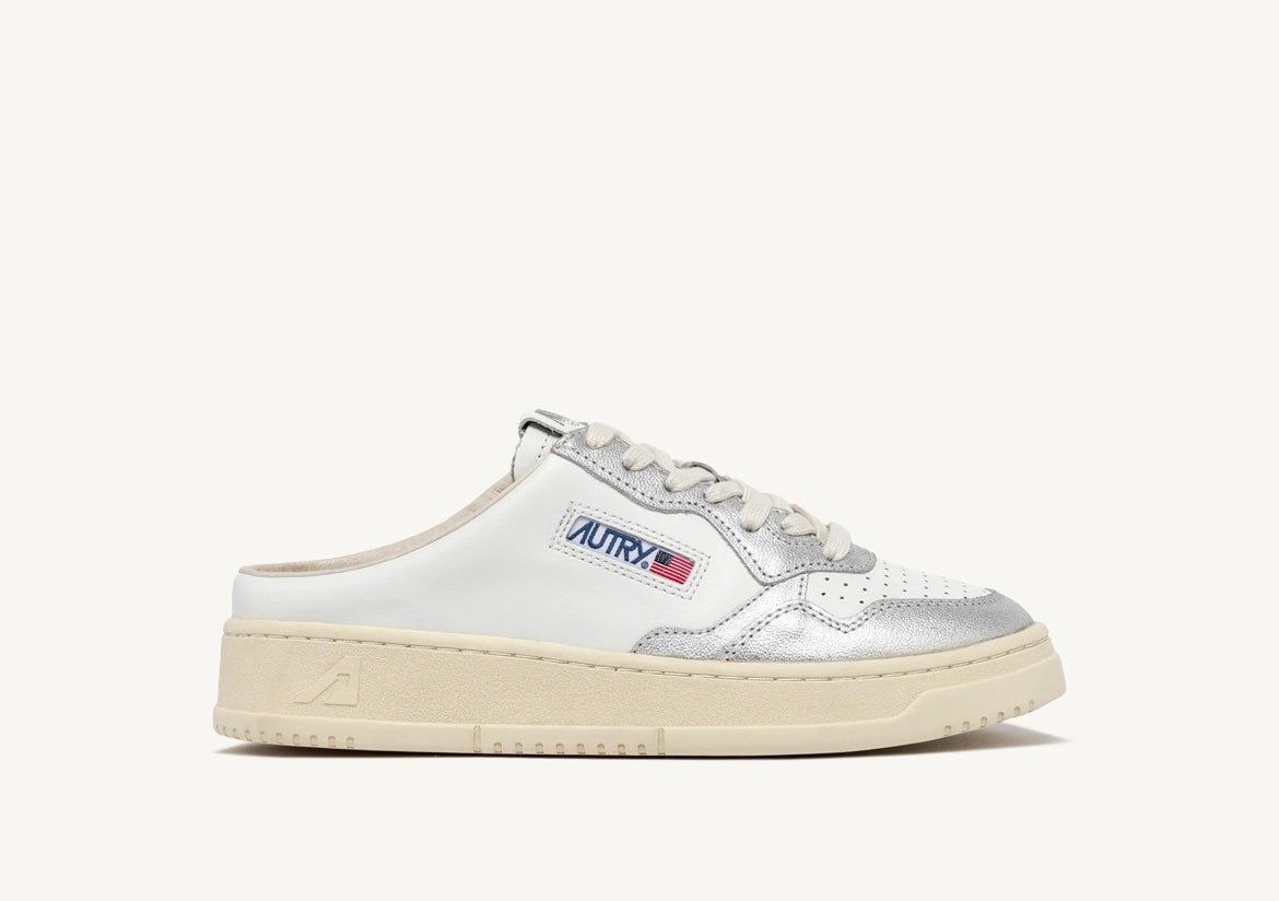 Autry - Medalist Mules - Silver-Chaussures-MULW-WB18
