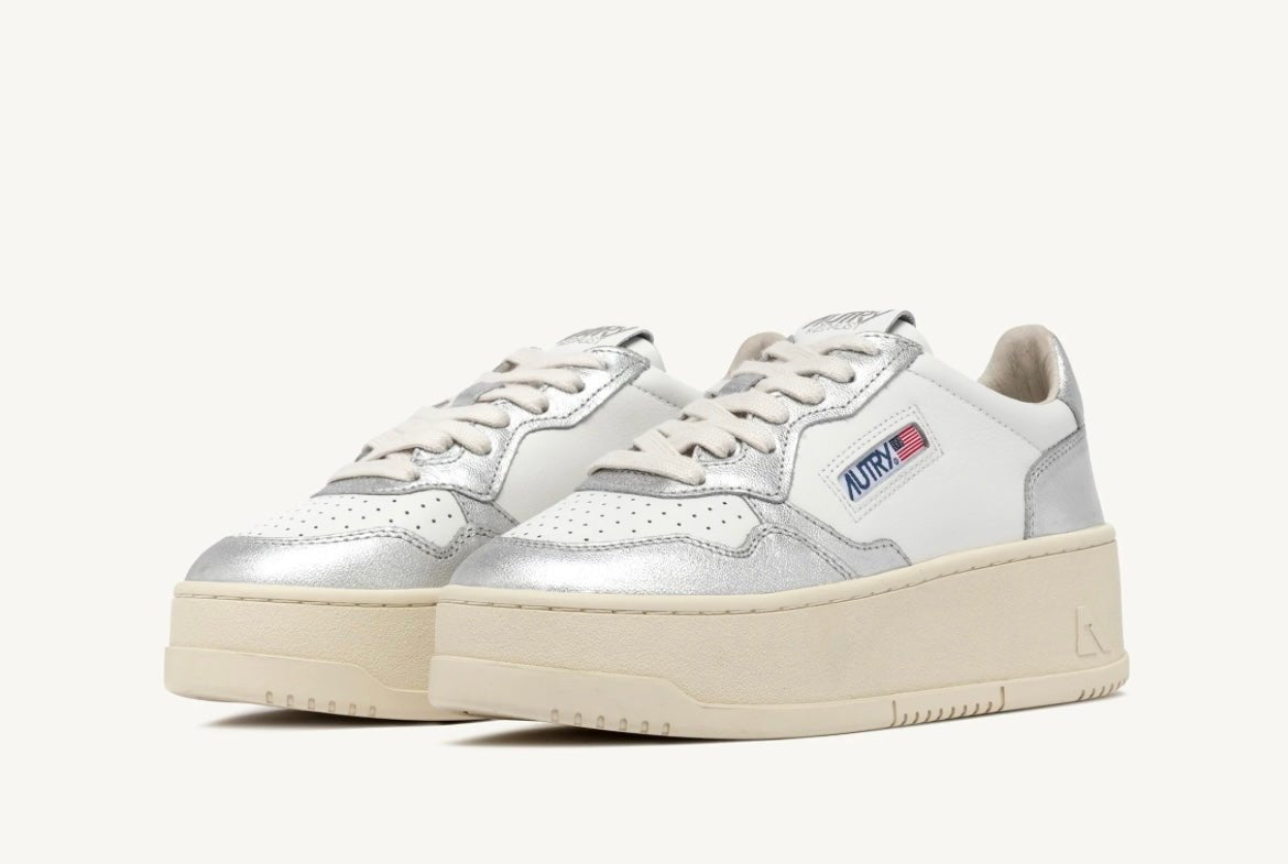 Autry - Medalist Platform - Silver-Chaussures-PTLW-WB18