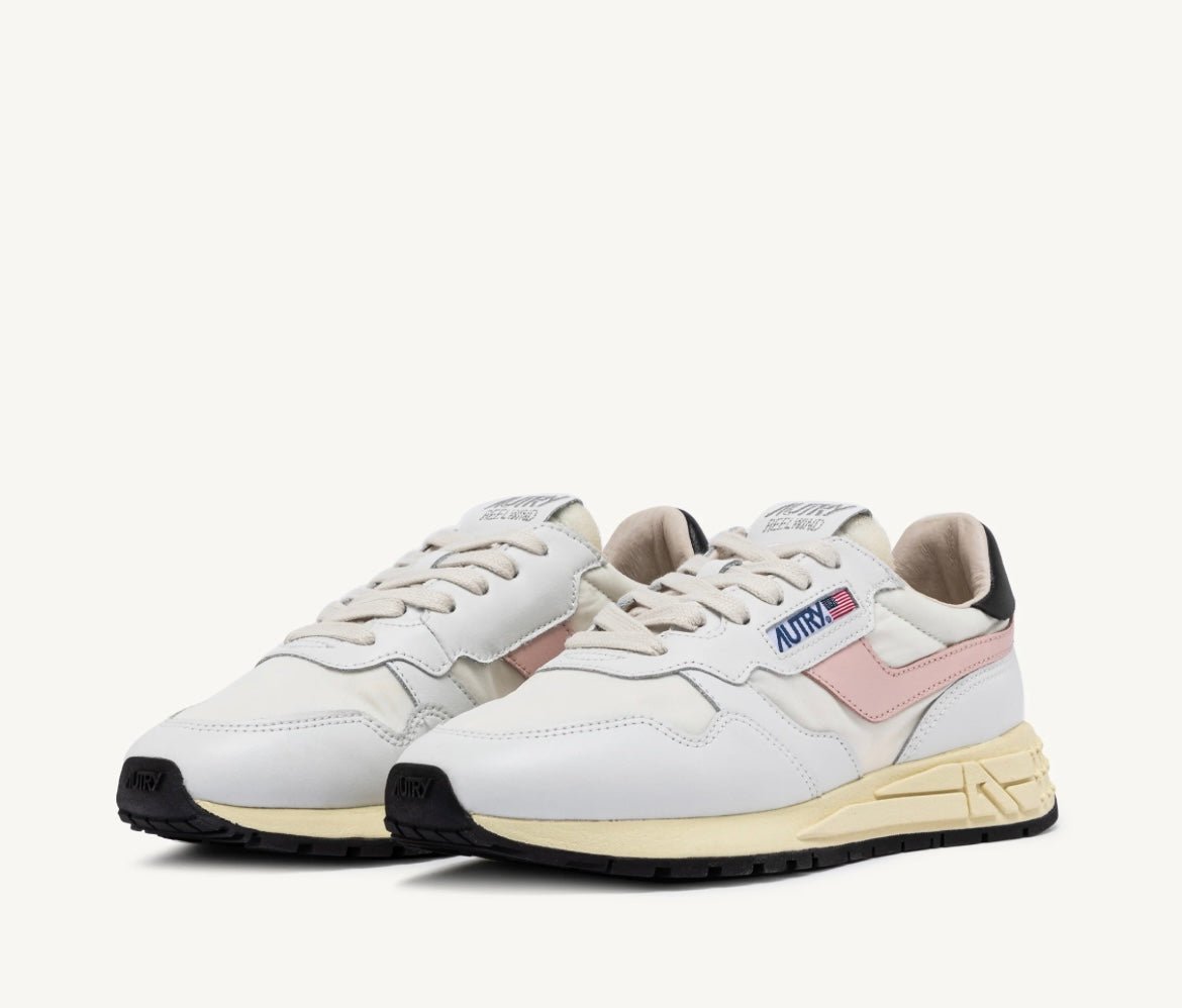 Autry - Reelwind Lowein - White/Pink/Black-Chaussures-WWLW-VN06