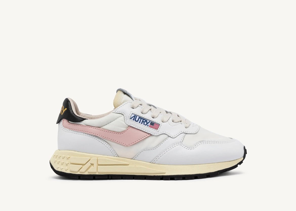 Autry - Reelwind Lowein - White/Pink/Black-Chaussures-WWLW-VN06