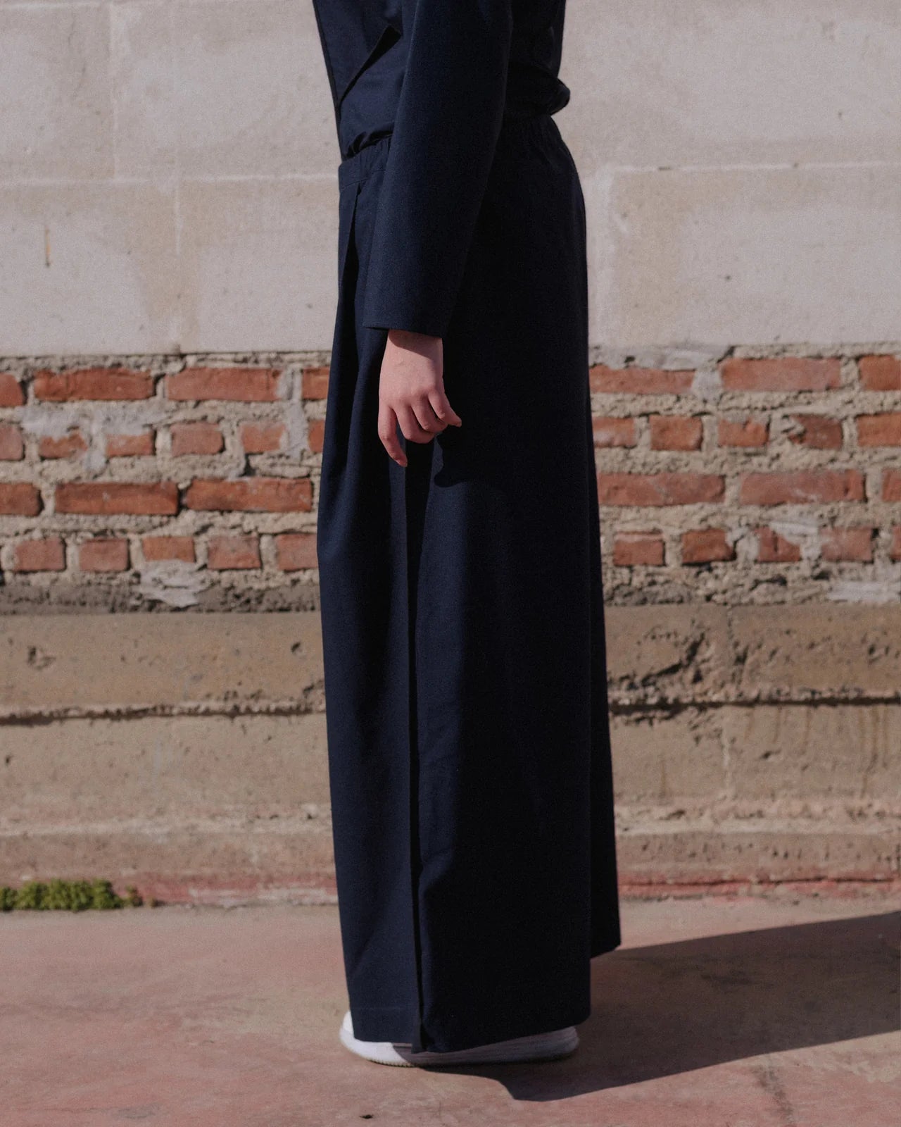 Baserange - Avi Pants - Dama Navy - Jupes et Pantalons - PAAV-WSW-WI25