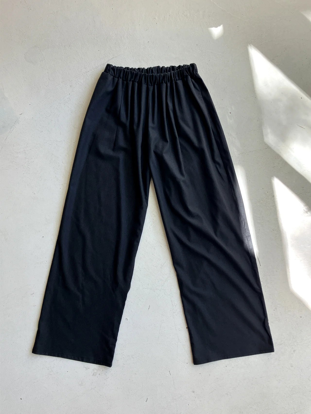 Baserange - Pantalon Wild Noir - Soie sauvage - Jupes et Pantalons - PAWI-WS-SU26
