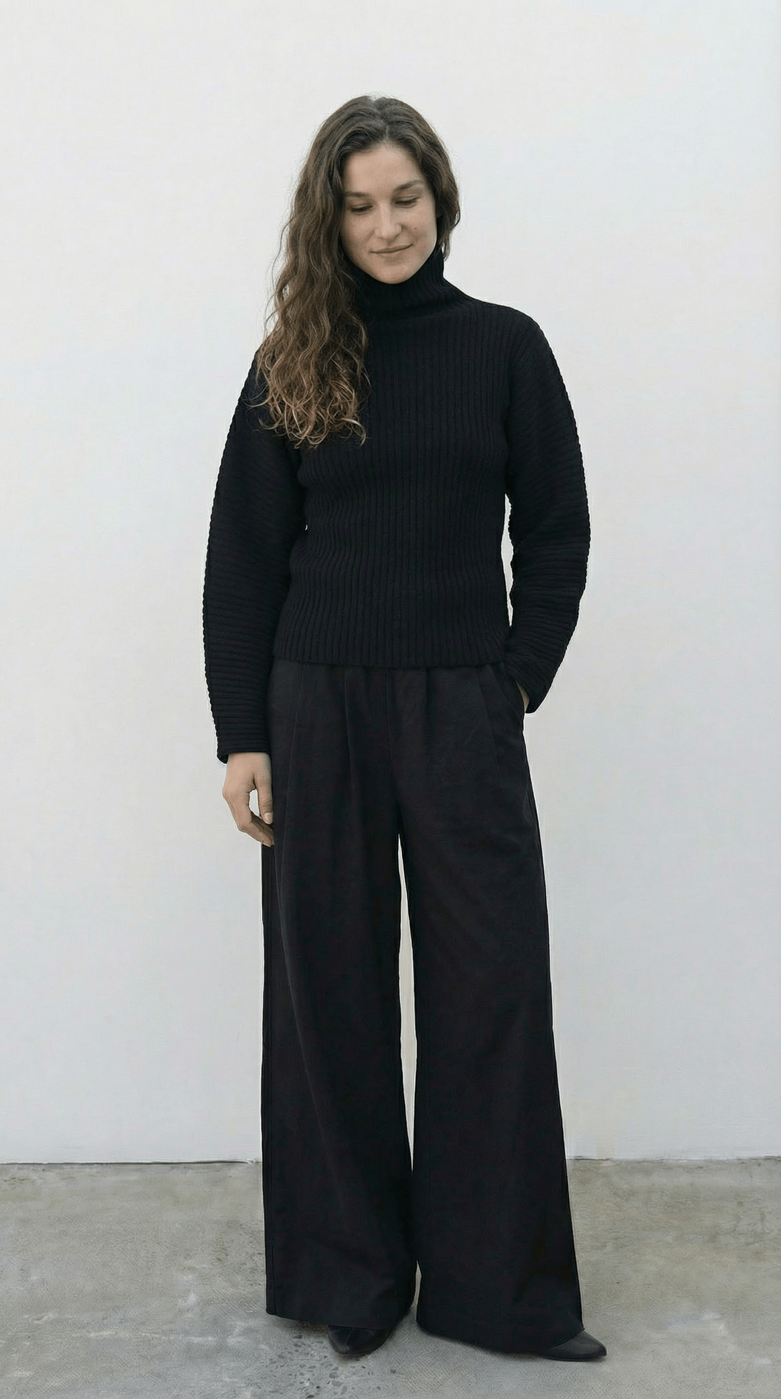 Baserange - Kai Turtleneck - Black - Pulls et Sweats - PUKAT-RC-WI25