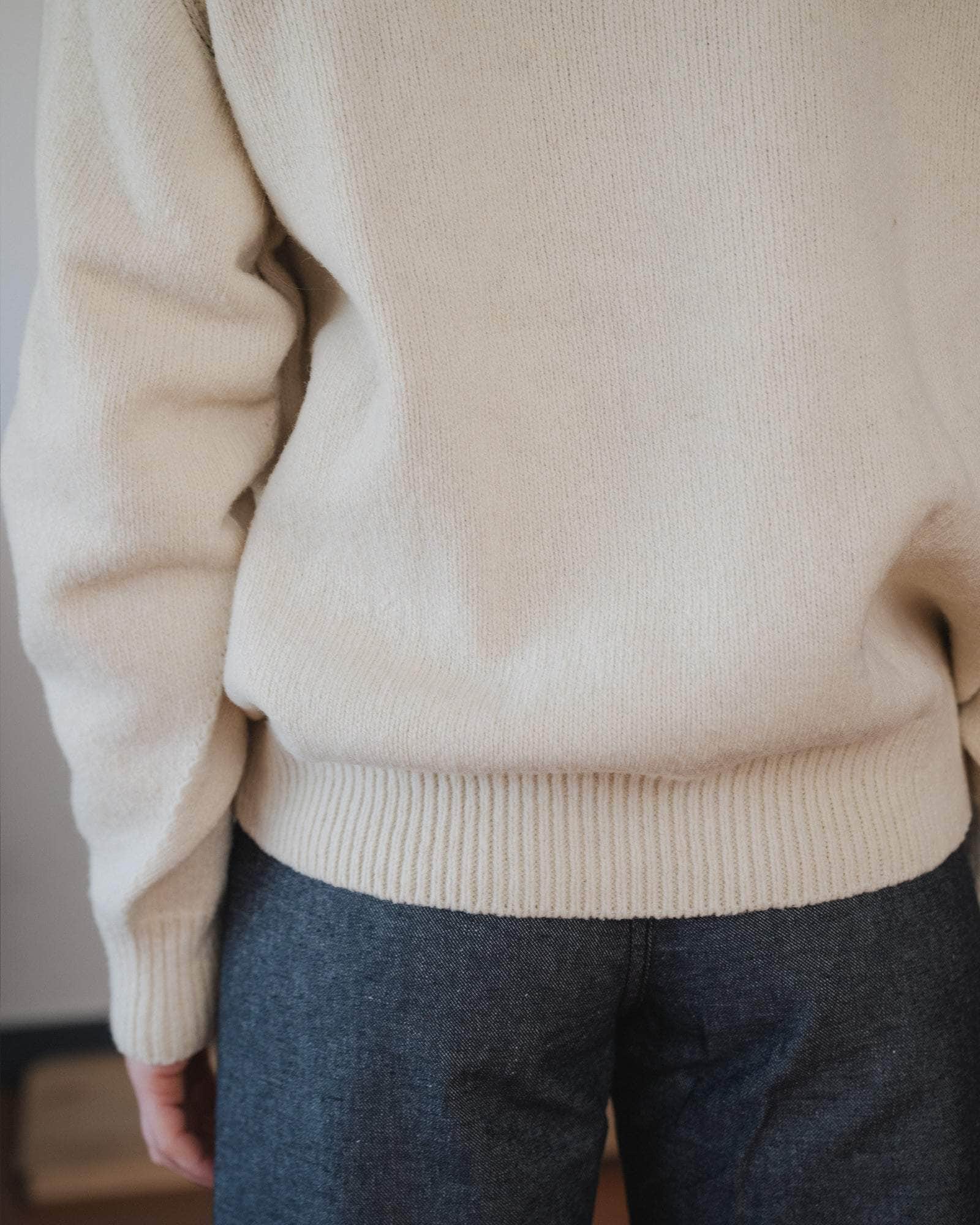 Baserange - Soar Sweater - Chaume Sand - Pulls et Sweats - PUSOS-MW-WI25