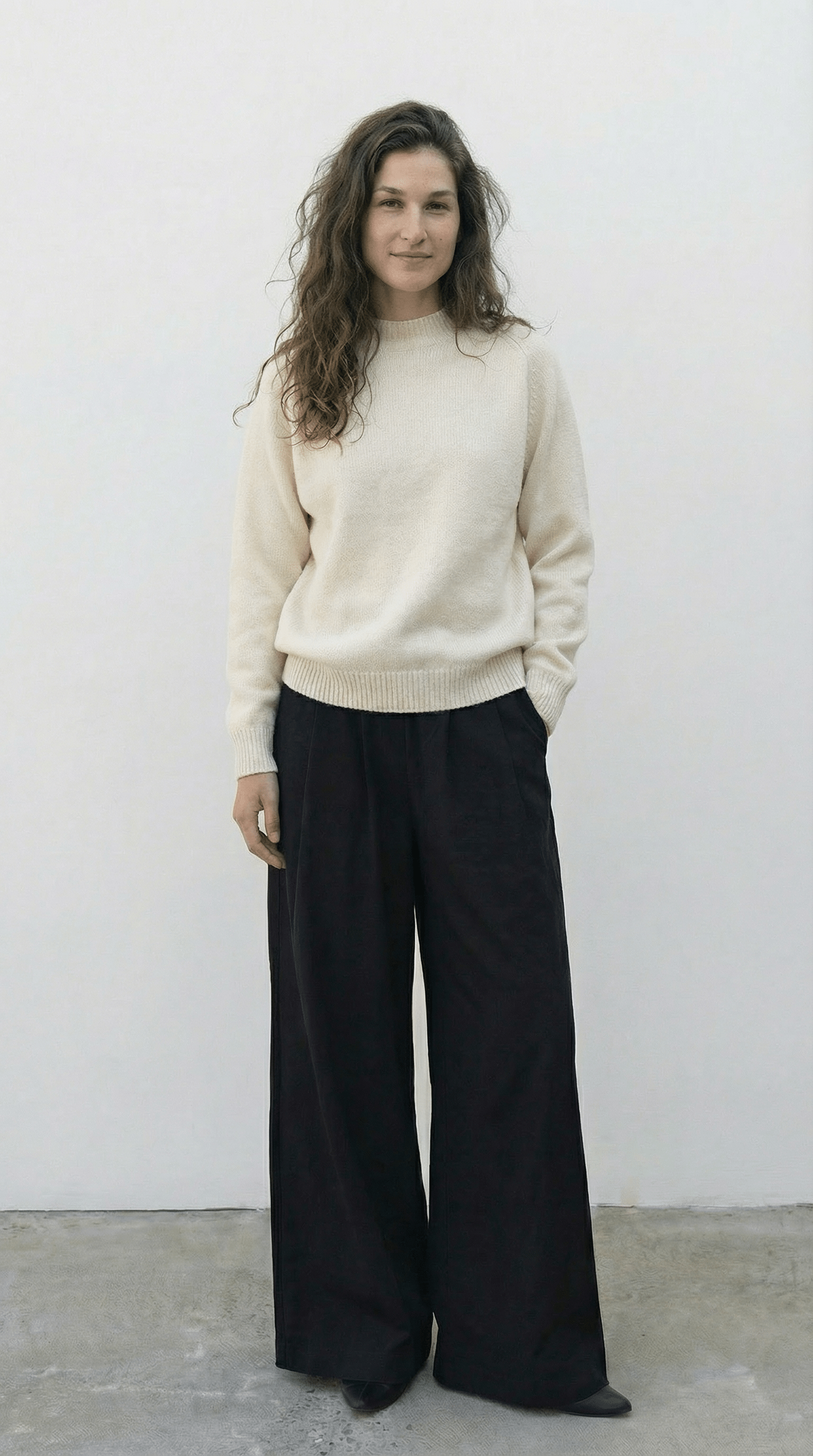 Baserange - Soar Sweater - Chaume Sand - Pulls et Sweats - PUSOS-MW-WI25