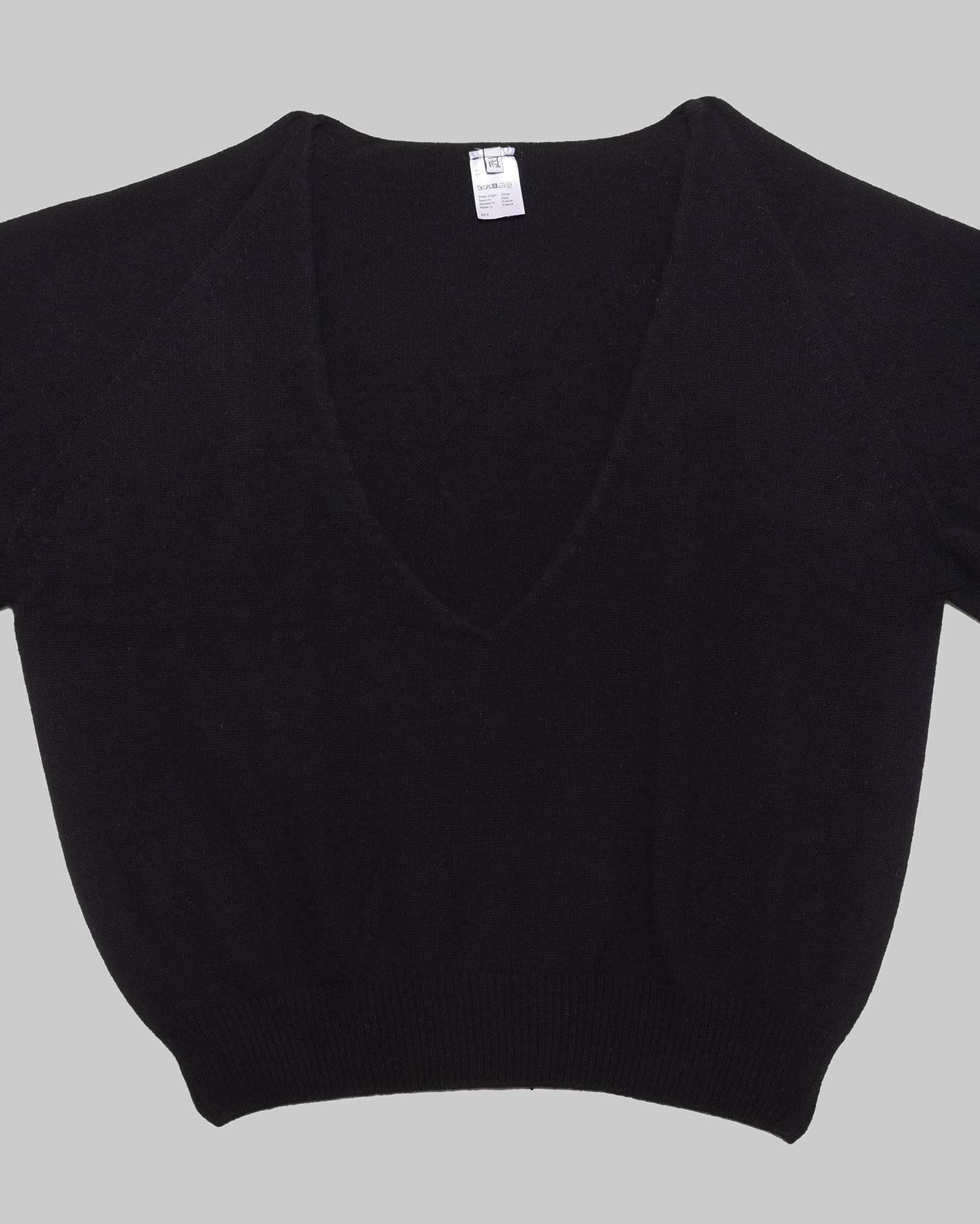 Baserange - Soar V Neck - Black - Pulls et Sweats - PUSOV-RC-WI25