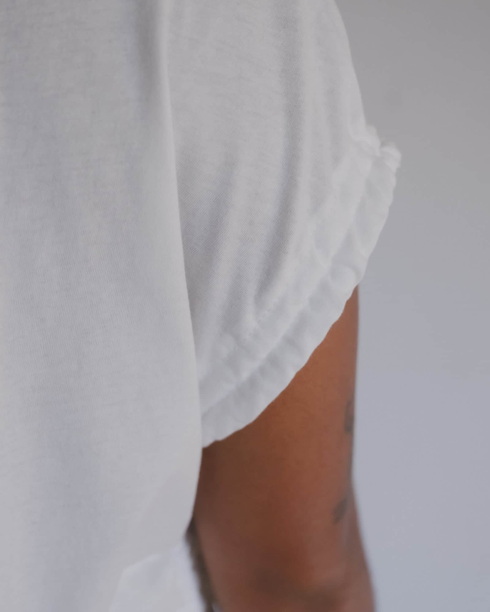 Baserange - Débardeur Stele Off White - Jersey de coton régénératif - Tops - TTST-RC-SU26